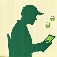 Ein stilisiertes Symbol für eine Person, die lernt oder geschult wird, um das Bewusstsein und die Prozesse für Datensicherheit zu verbessern.